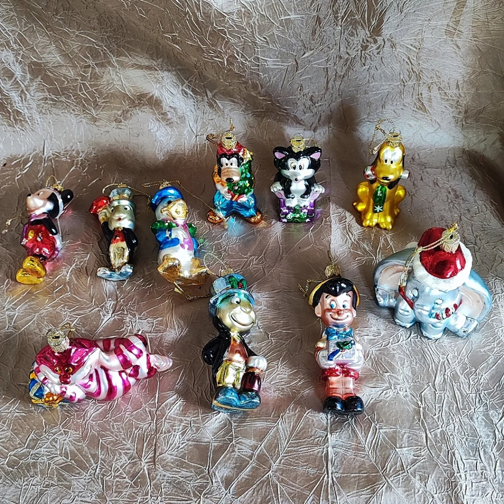 Donald Duck Mercury Blown Glass Figural Disney Vintage Christmas Tree Ornament